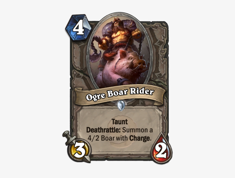 Ogre Boar Rider - Hearthstone Lovecraft, transparent png