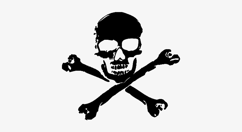 Clipart Skull Baby - Skull And Crossbones Transparent, transparent png