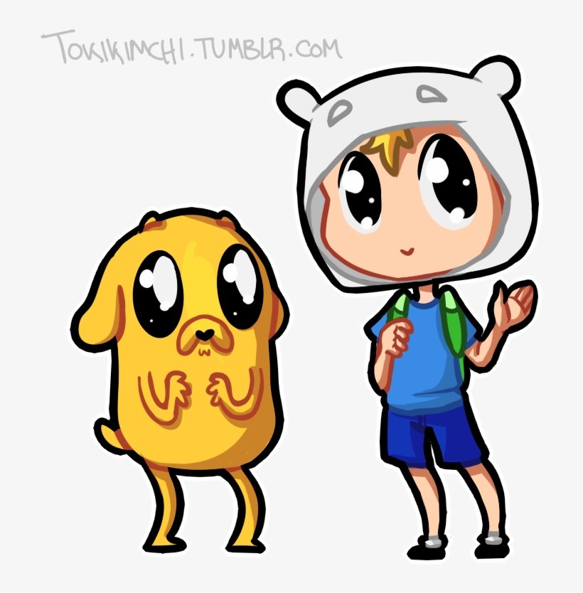 Chibi Finn And Jake By Tokiball12345 On Deviantart - Finn The Human, transparent png