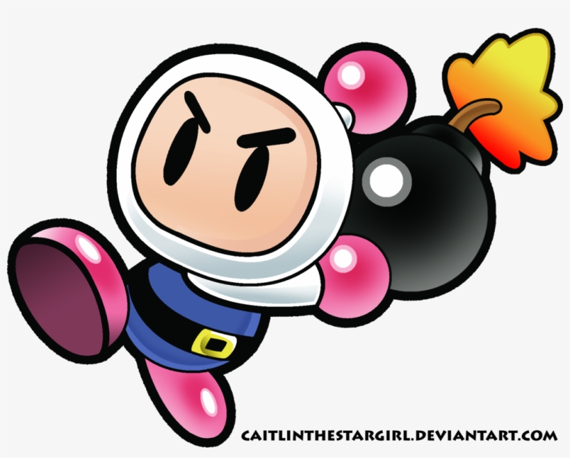 Since Nobody Ever Did A Bomberman Drawing That Dispicted - Bomberman Paper Mario, transparent png