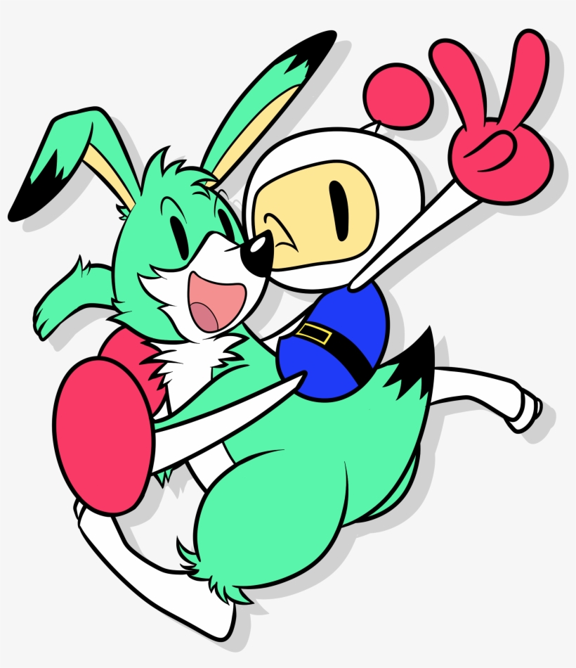 Bomberman R Louie , - Super Bomberman R Louie, transparent png
