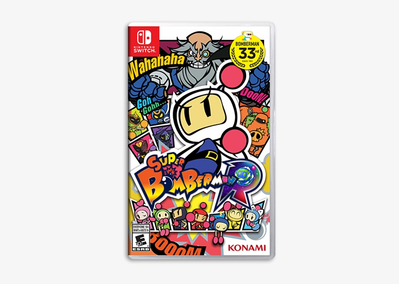 Bomberman R Boxart - Nintendo Switch - Super Bomberman R, transparent png