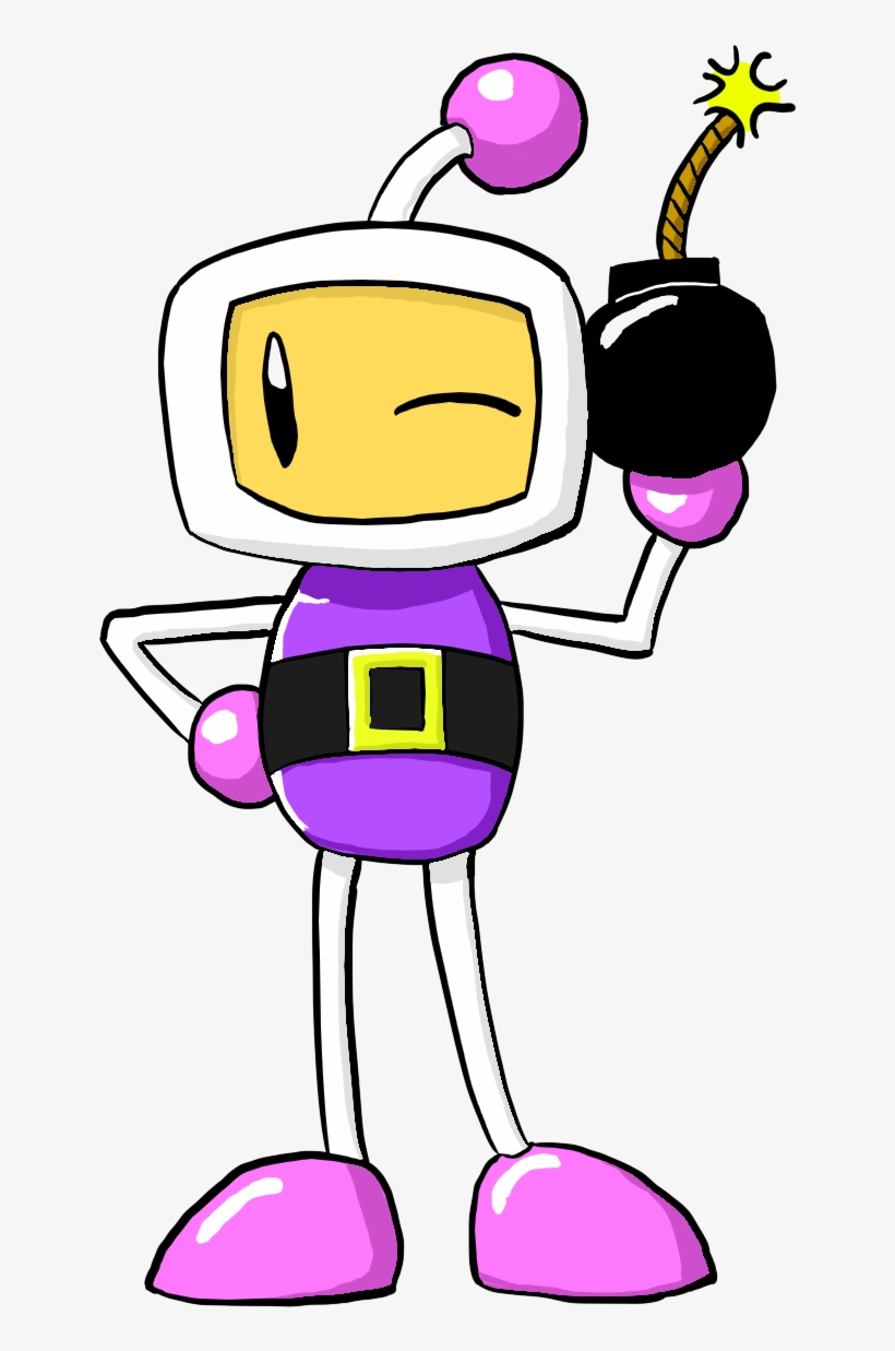 A Little Drawing Of Bomberman - Drawing, transparent png