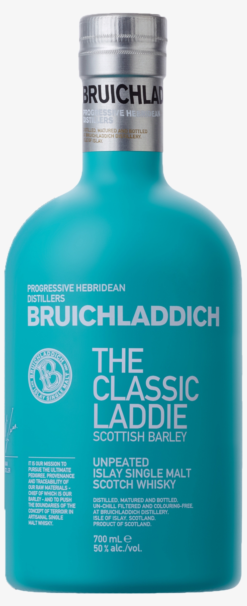 Bruichladdich The Classic Laddie Scotch Whisky 700ml - Bruichladdich The Classic Laddie / Scottish Barley, transparent png