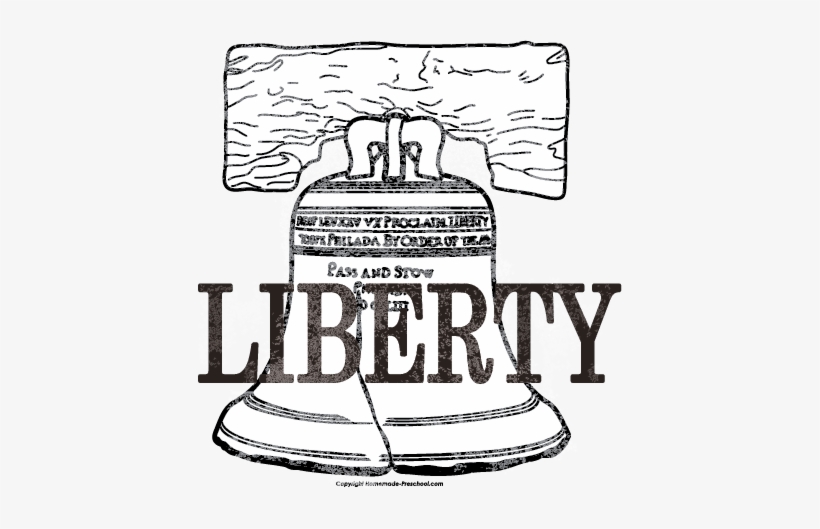 Freedom Bell Cliparts - Liberty Bell Images Black And White, transparent png