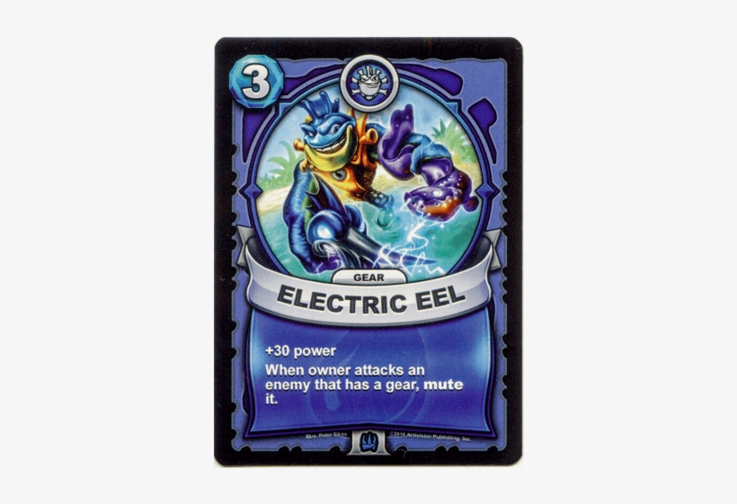 Water Gear - Electric Eel - Skylanders Battlecast, transparent png
