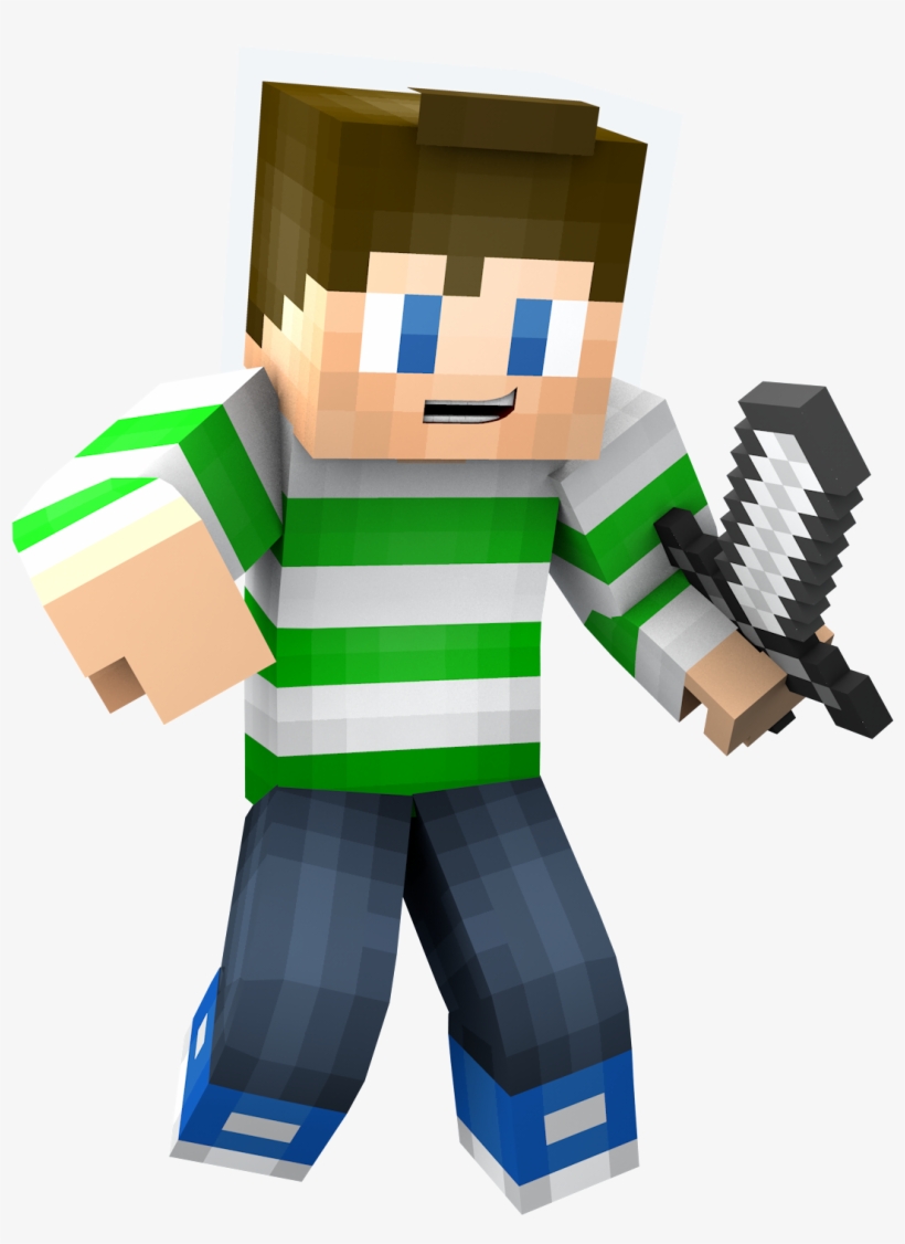 Free Minecraft Zombie Render - Render Green Minecraft, transparent png