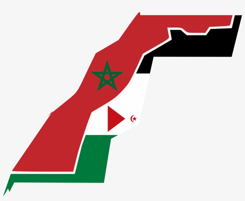 This Free Icons Png Design Of Western Sahara Flag Map, transparent png