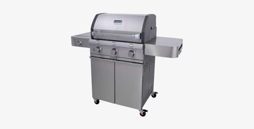 Saber R50cc0312 - Saber 500 Propane Stainless Grill - On Cart, transparent png
