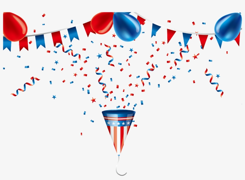 Party Popper Ribbon - Popper Party, transparent png