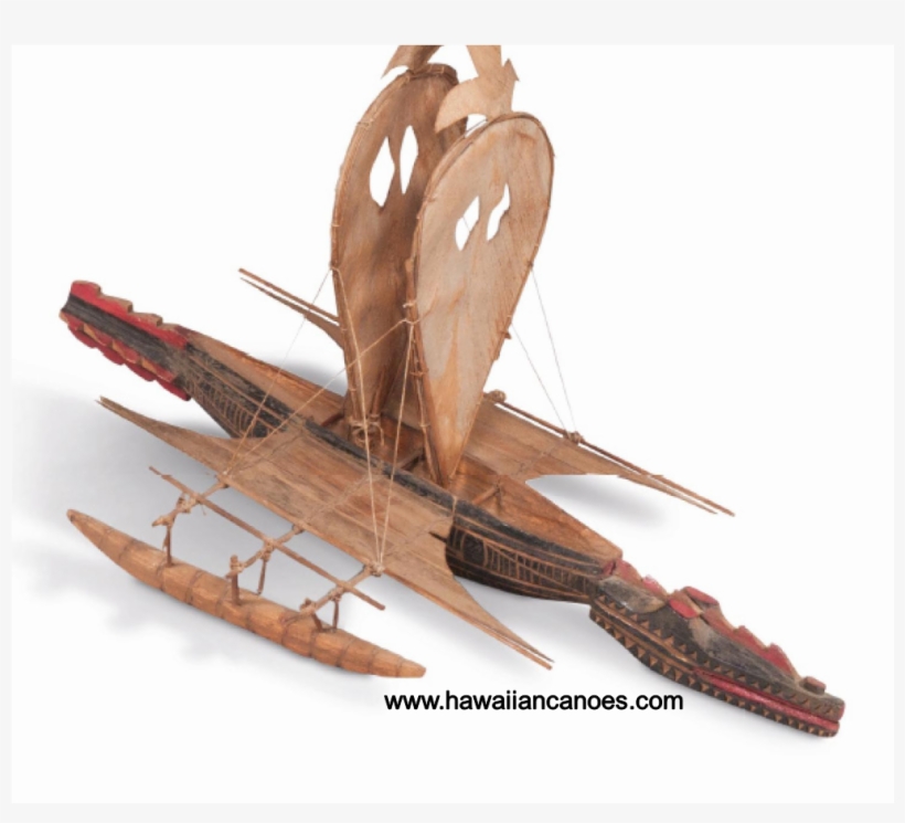 Canoe Model Papua New Guinea Of The Type Lakatoi - Wood, transparent png
