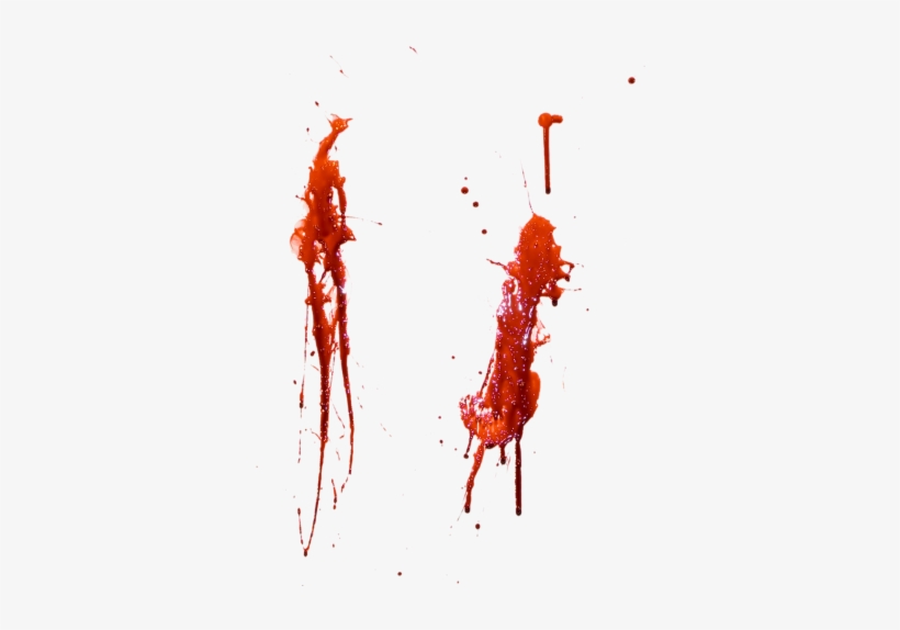 Blood Splatter - Tear Drop Png Blood, transparent png