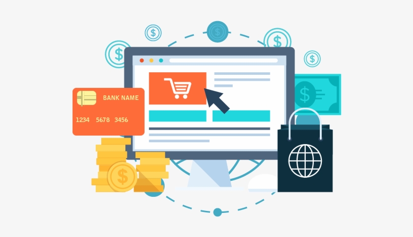 E Commerce Concept Png Image Background - E Commerce Image Png, transparent png