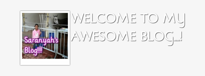 Welcome To My Awesome Blog - My Awesome Blog, transparent png