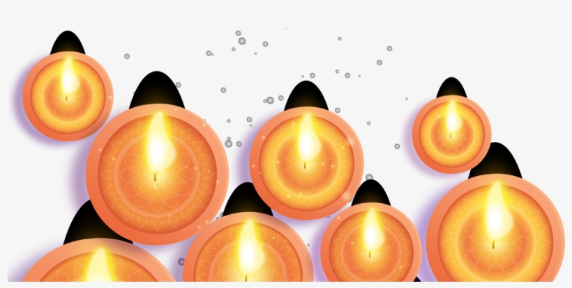 Happy Deepavali - Candle, transparent png