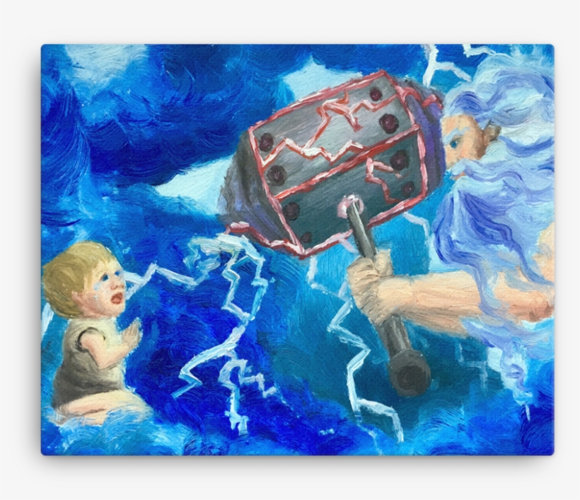 Whim Of God In Canvas - Painting, transparent png