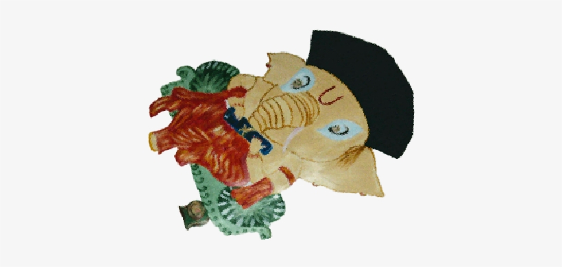 Lord Ganesh - Cross-stitch, transparent png