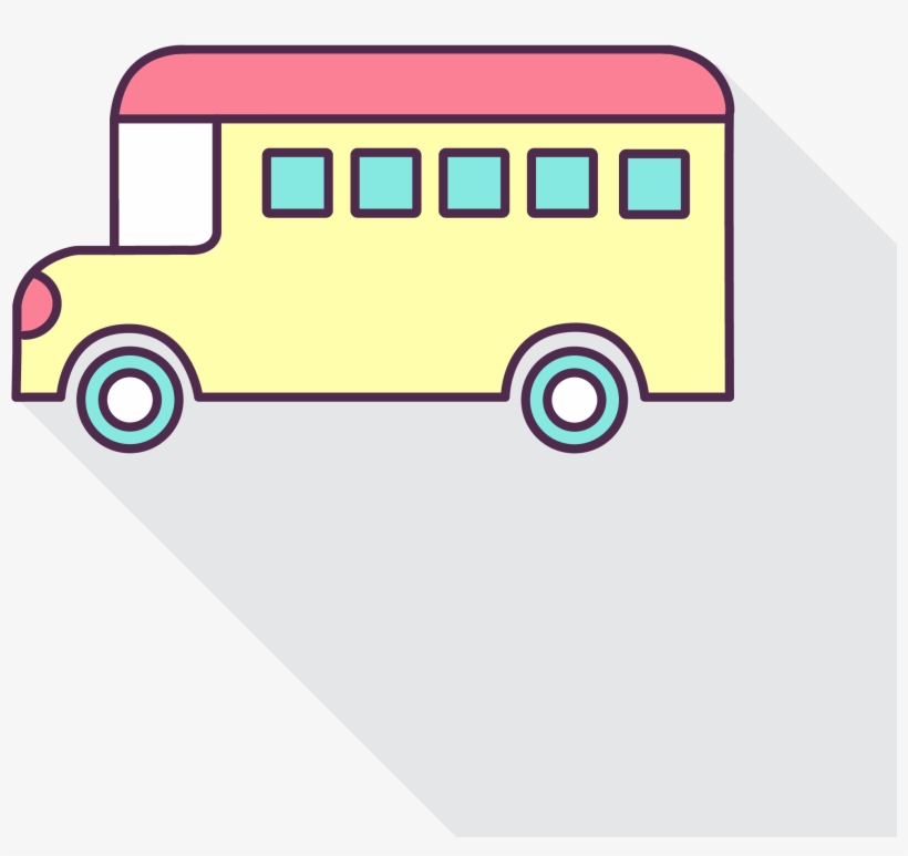 School Bus - School, transparent png