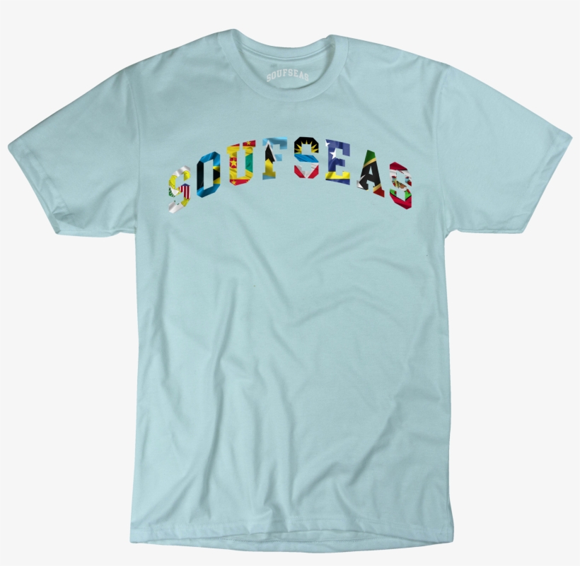 Image Of Light Blue West Indian Flag Tee - Flag Of The West Indies Federation, transparent png