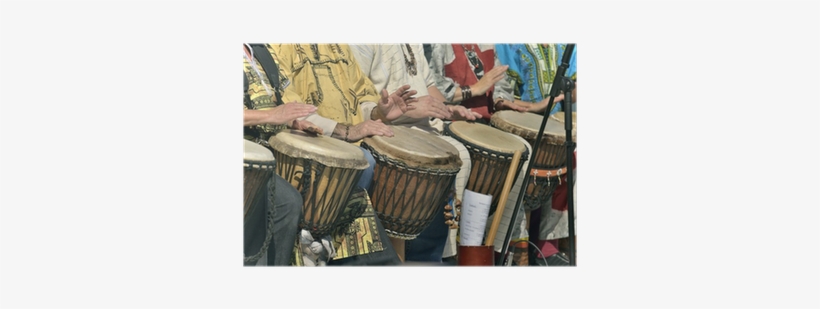 Poster: Hbak's Jembe Players, 61x41cm., transparent png