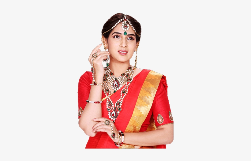 Udvaha Bridal Set Collections With Free Bangles - Jewellery With Women Png, transparent png