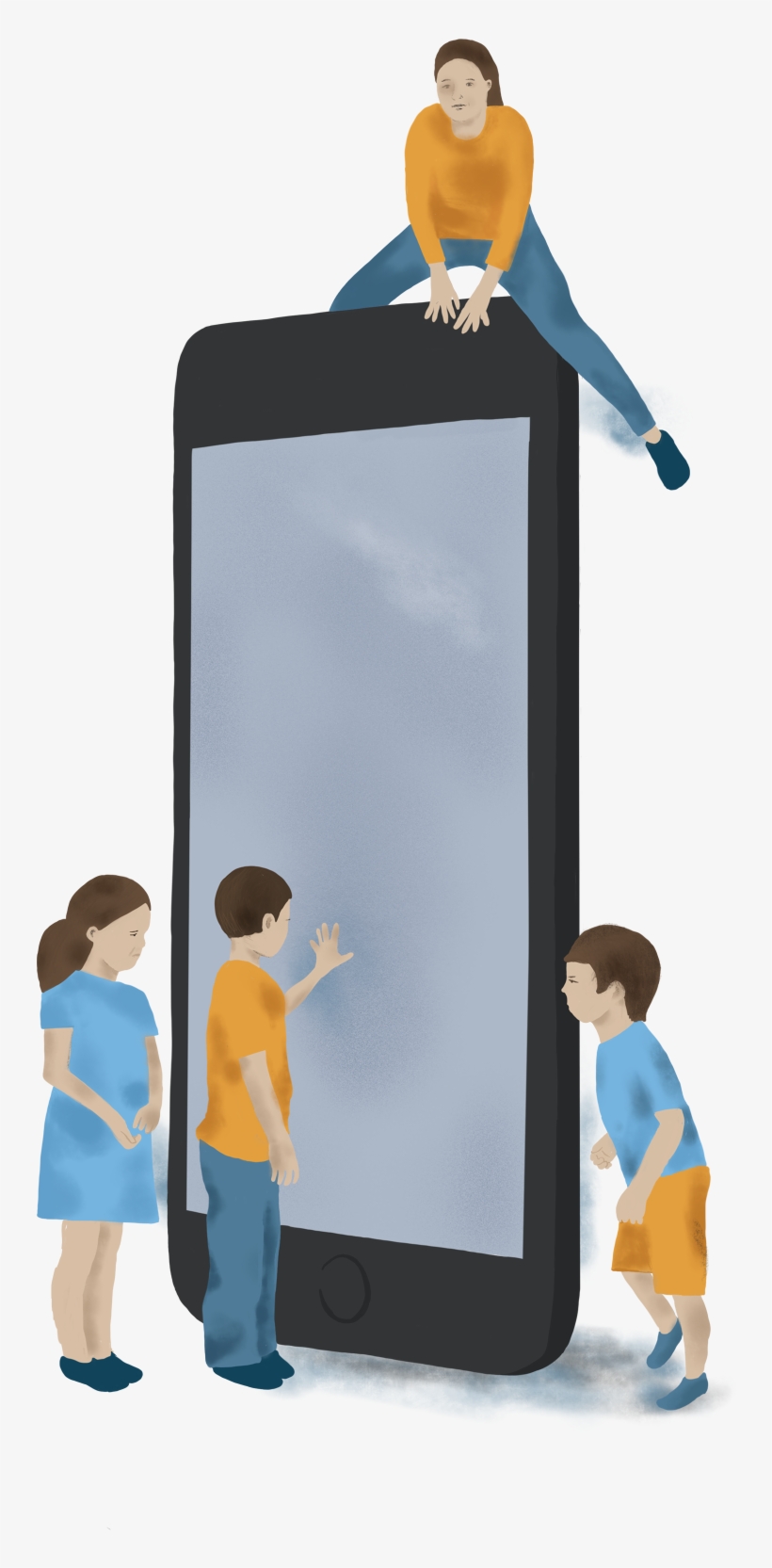 Various Editorial Illustration, Morgenbladet - Child, transparent png