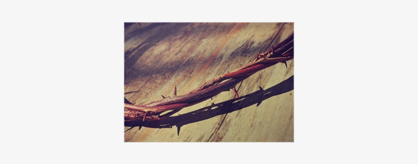 The Jesus Christ Crown Of Thorns, With A Retro Filter - Jesus, transparent png