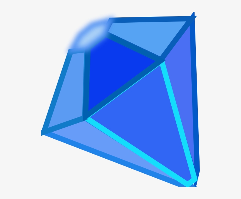 Blue Gems Clipart - Blue Gem Clipart, transparent png