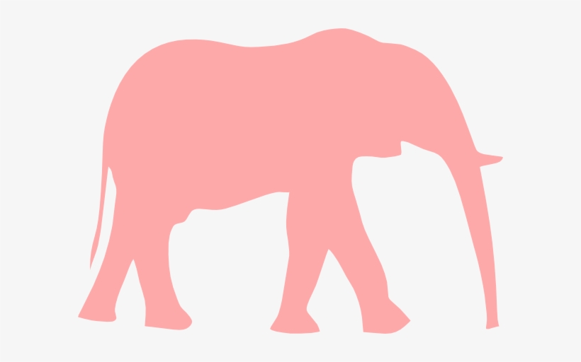 Transparent Clip Art At Clker Com Vector Online - Elephant Vector Png Pink, transparent png