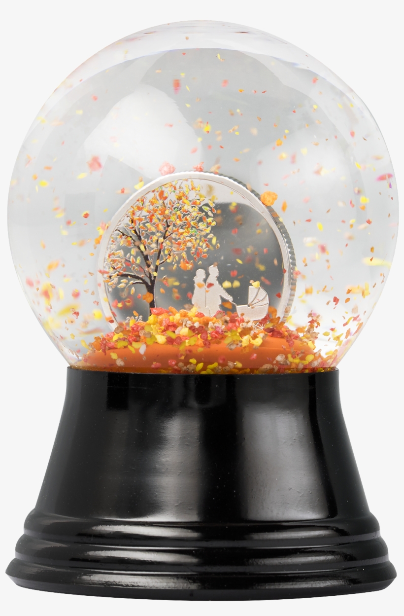 Indian Summer Snow Globe Silver Coin Smartminting Cit Snow Globe With