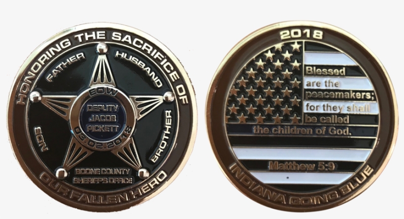 Deputy Jacob Pickett Challenge Coin - Emblem, transparent png