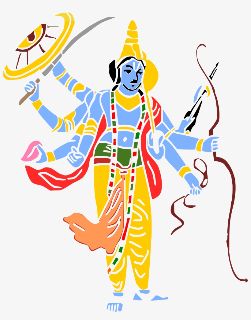 Big Image - Vishnu Clipart, transparent png