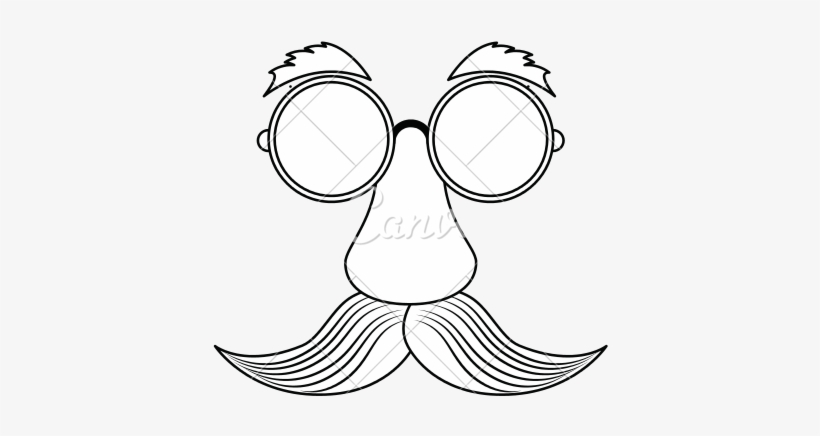 Jpg Black And White Stock Man With Glasses At Getdrawings - Old Man Glasses Vector, transparent png
