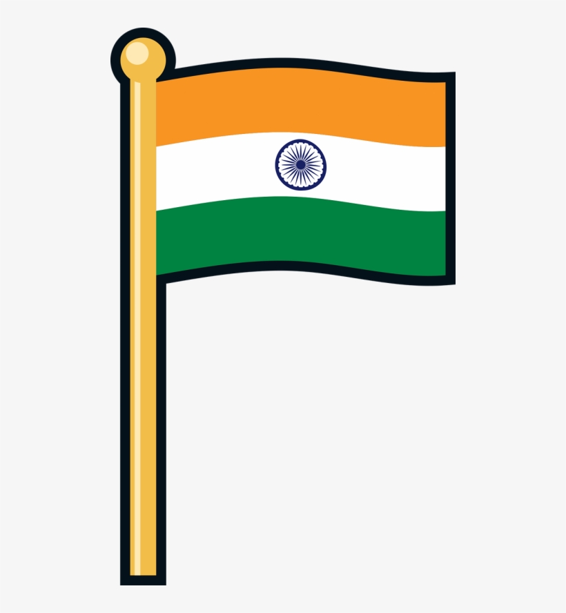 Indian - Flag Of India With Clip Art, transparent png