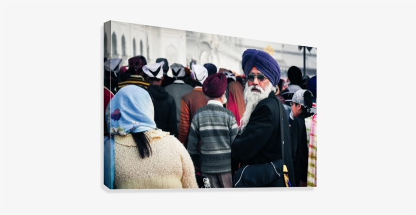 Sikh Agent Canvas Print - Artist, transparent png