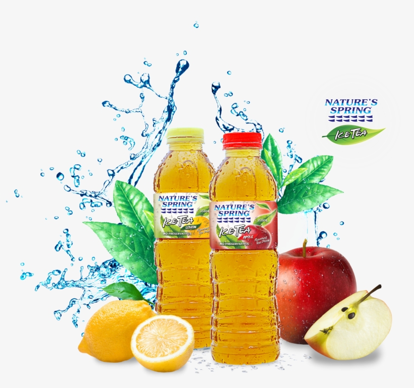 It Is Made From 100% Real Green Tea Extract That Contains - Nature Spring Flavored Water, transparent png