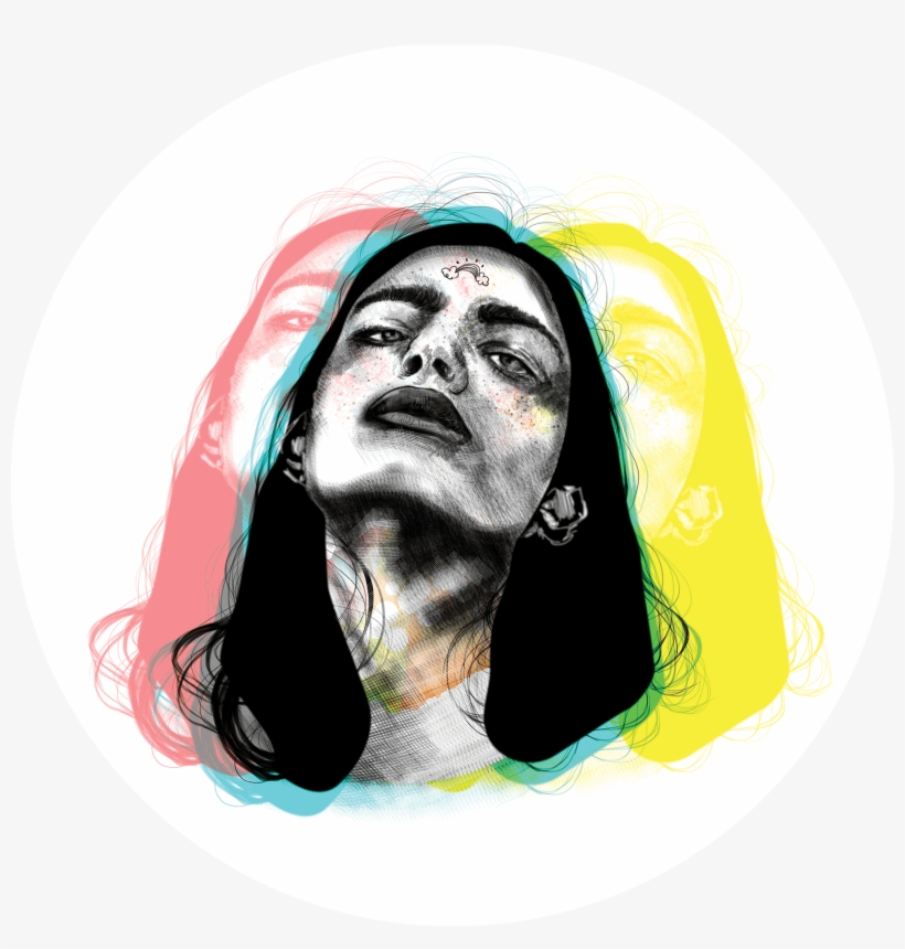 #art #illustration #nativaart #digitalart #womens #tricolor - Illustration, transparent png