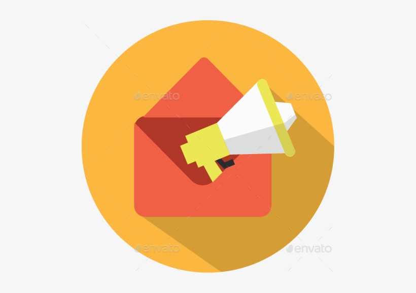 Email Marketing Icon Png - Circle - 498x498 PNG Download - PNGkit
