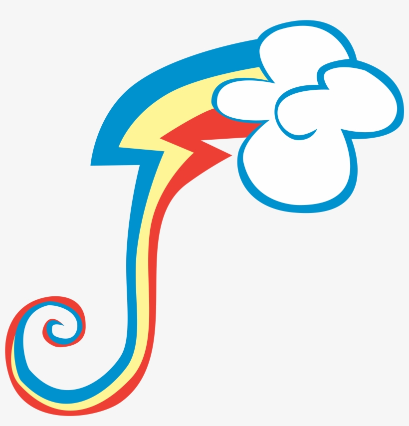 Rainbow Dash - Rainbow Dash Symbol Png, transparent png