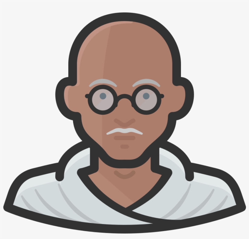 Mahatma Gandhi Png Image File - Mahatma Gandhi Pictures Cartoon, transparent png
