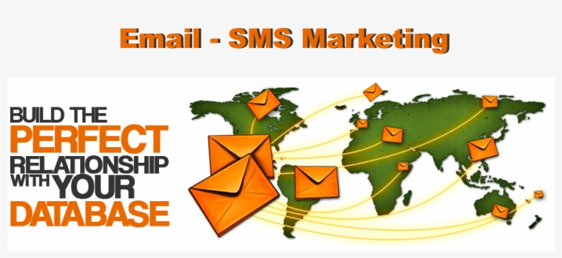 Email Marketing Clipart Banner - Svg File World Map Free, transparent png