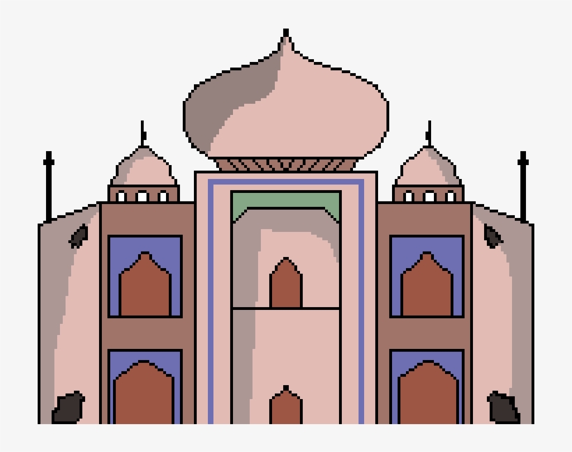 Taj Mahal - Illustration, transparent png