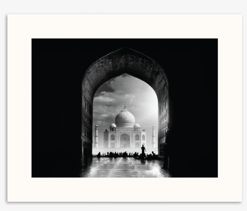 Taj Mahal - Taj Mahal Photography Black And White, transparent png