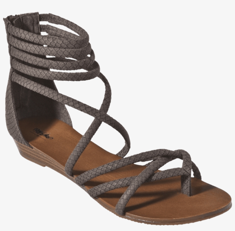 Free Png Leather Sandal Ladies Png Images Transparent - Flat Sandal, transparent png