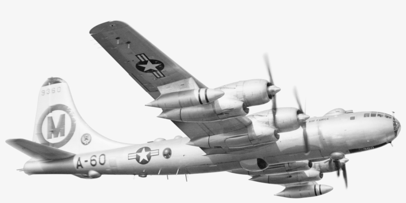 Bomber Plane Png Clip Black And White Stock - Boeing B-29 Superfortress, transparent png