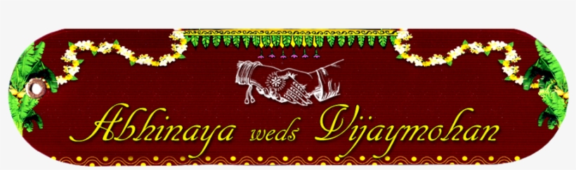 Abhinaya Weds Vijaymohan - Sarmada, transparent png