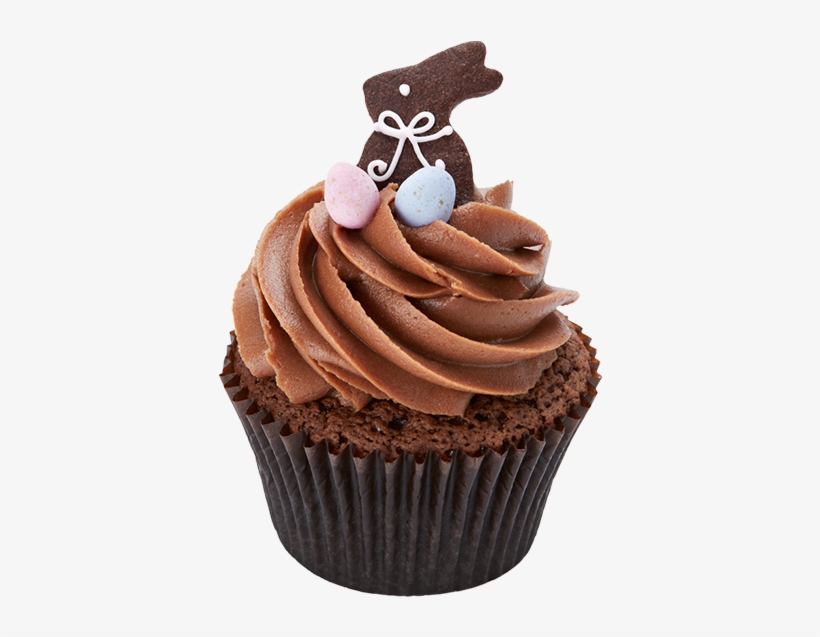 A Recipe For Chocolate Easter Bunny Cupcakes - Religious Cousin Happy Birthday, transparent png