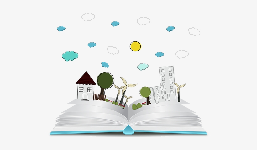 Education - Open Book Template Prezi, transparent png