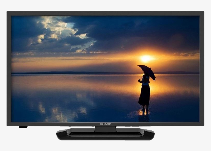 Sharp 40″ Led Tv Black Lc40le265m - Sharp 40 Led Tv, transparent png