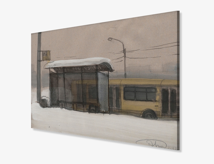Bus Stop, Artist Nadezhda Everling - Snow, transparent png